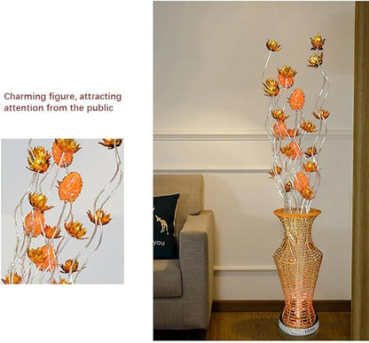 Nordic Modern Flower Floor Lamp Fashion Art Living Room Sofa Bedroom Wedding LED Originality Decorative Standing Light (Style 9)