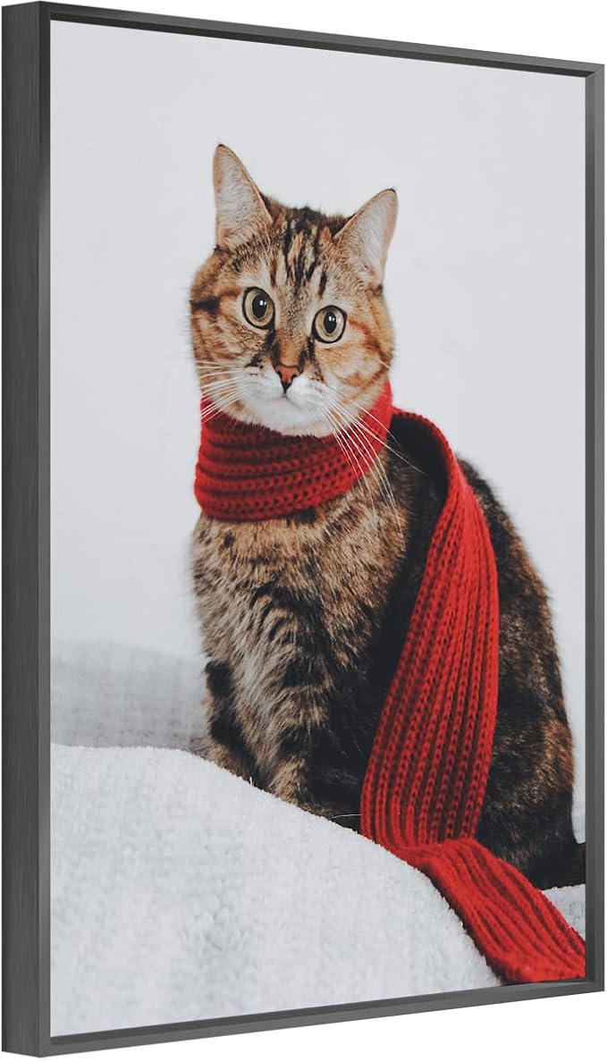jenesaisquoi Upload Your Photo Image Custom Personalized Photo to Poster Printing Home Decor Wall Art Prints (Black Frame, 16" x 24")