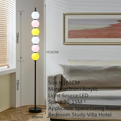 Nordic Modern Floor Lamp Fashion Luxury Family Iiving Room Bedroom Study Villa Hotel LED Creativity Decorative Standing Light (Style 120)