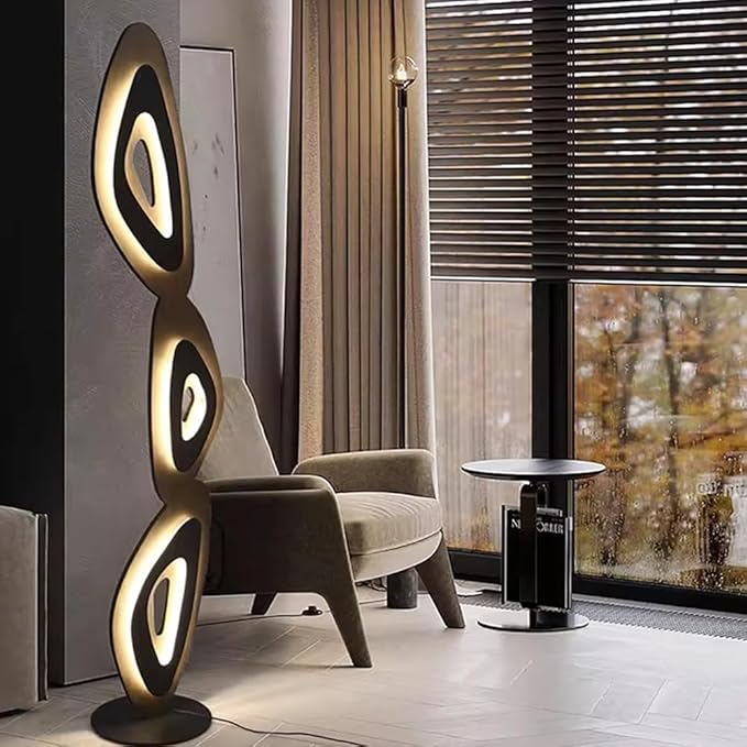 Nordic Modern Floor Lamp Fashion Luxury Family Iiving Room Bedroom Study Villa Hotel LED Creativity Decorative Standing Light (Style 71)