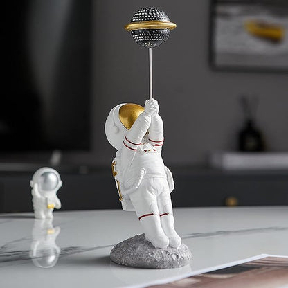 BUTILIVEEN Astronaut Decor, Astronaut Balloon Figurines and Sculptures, Space Themed Bedroom, Desktop, Shelf Decor, Gifts for Space Lovers