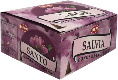 Sage Incense Cones And Cone Incense Burner Bundle Insence Insense Hem Incense