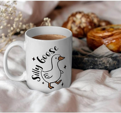 Goose Mug - Funny Gifts for Women Friends - Funny Christmas Gift for Bestie Best Friend - Silly Goose Gifts 11 OZ