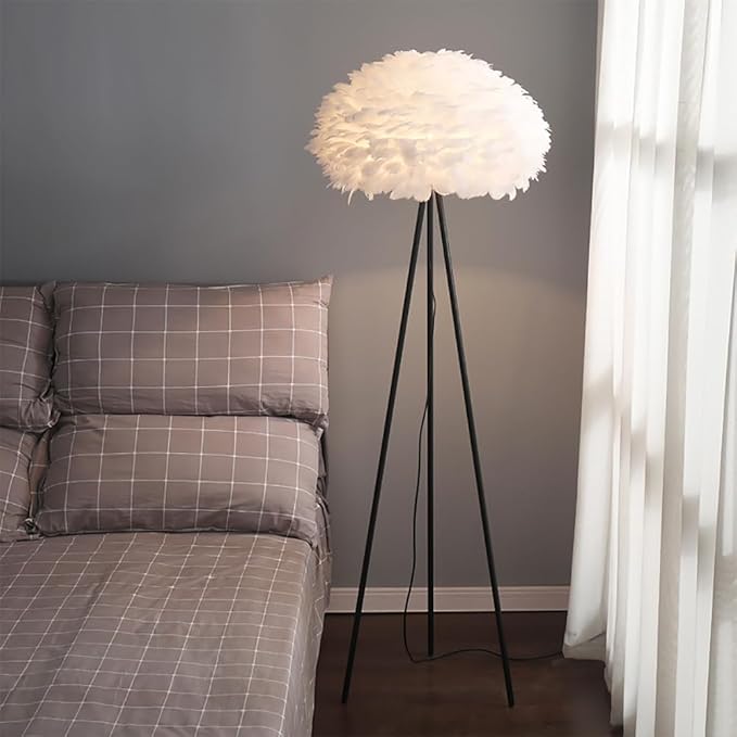 Nordic Modern Floor Lamp Fashion Luxury Family Iiving Room Bedroom Study Villa Hotel LED Creativity Decorative Standing Light (Style 19)