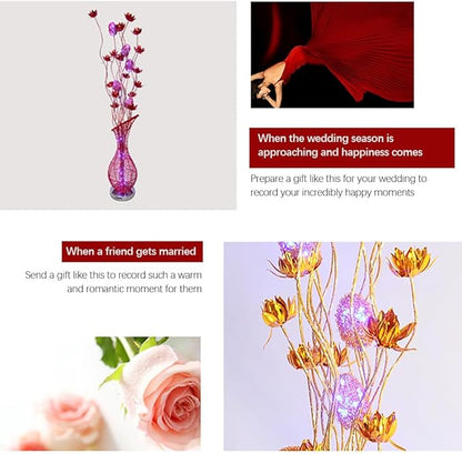Nordic Modern Flower Floor Lamp Fashion Art Living Room Sofa Bedroom Wedding LED Originality Decorative Standing Light (Style 23)