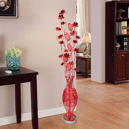 Nordic Modern Flower Floor Lamp Fashion Art Living Room Sofa Bedroom Wedding LED Originality Decorative Standing Light (Style 8)