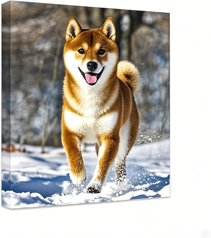 Personalized Photo to Canvas Print - Canvas Prints With Your Photos on Custom Wall Art for Bedroom, Living Room, Wedding Baby Pet Family Picture Framed Wall Art (20" W x 32" H)
