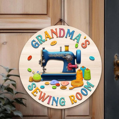 Custom 3D Laser Room Door Sign, Personalized Studio Wall Display, Creative Craft Space Decoration, Meaningful Gift For Mom, Mother’S Day Or Sewing Teacher Appreciation Doorsign_281125_SR6_3
