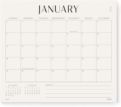 Jotsome Magnetic Calendar for Refrigerator 2026-2027, Monthly Fridge Calendar From January 2026 to June 2027 13x11 inch, Easy Planning, Gift for the Holidays or Christmas