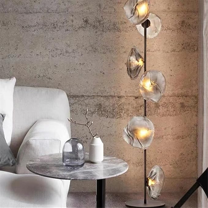 Nordic Modern Floor Lamp Fashion Luxury Family Iiving Room Bedroom Study Villa Hotel LED Creativity Decorative Standing Light (Style 110)