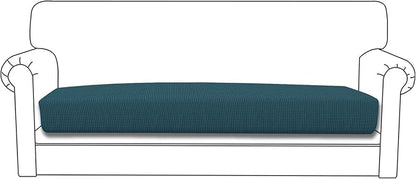Easy-Going Stretch Cushion Cover Sofa Cushion Furniture Protector Sofa Seat Sofa slipcover Sofa Cover Soft Flexibility with Elastic Bottom(Sofa Cushion,Deep Teal)