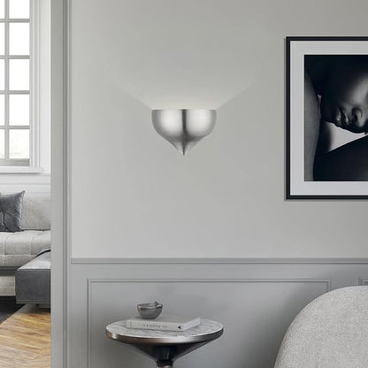 Livex Lighting, 40987-91, Amador, Half Moon Sconce, Brushed Nickel