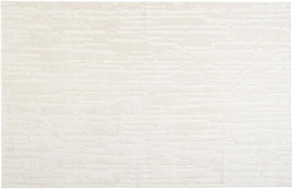 Revival Rugs Ebb 6'7"x9' Washable Area Rug for Living Room Bedroom - 100% Recycled Oeko-TEX Certified, Medium Pile, Beige, Cream
