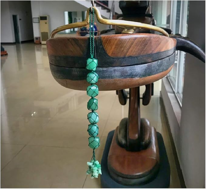 Healing Crystals Home Interior Decoration Car Hanging Ornaments Good Luck Home Decorn for Reiki Healing Good Luck Feng Shui Decorations (Green Aventurine)
