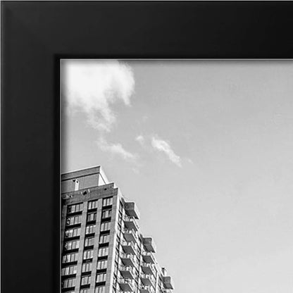 Americanflat 24x36 Poster Frame with Polished Plexiglass - Black Picture Frame - Wide Photo Frames Made of Engineered Wood for Vertical or Horizontal Wall Display - Epic Collection - Black