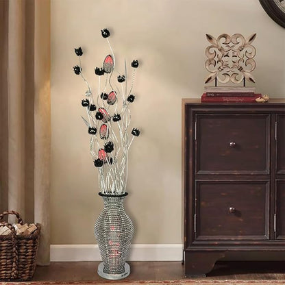 Nordic Modern Flower Floor Lamp Fashion Art Living Room Sofa Bedroom Wedding LED Originality Decorative Standing Light (Style 24)