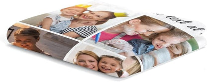 Personalized Gifts for Mom from Daughter Custom Blankets with Photos and Text Multiple Colors Sizes Soft Flannel Gifts for Women Birthday Gifts for Mom