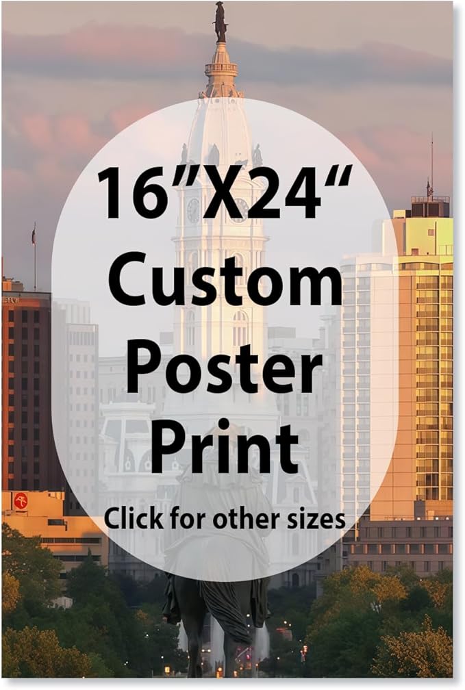 JIMUJIA Custom Canvas Art Print 16"x24" - Unframed Artwork, Personalized Wall Decor, Customizable Photo, Custom Portrait, Office, Living Room, Bedroom Wall Art(16×24in,Unframe)