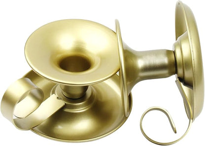 Candleholder with Handle, Small Simple Taper Candle Holders Halloween Christmas Dining Candle Holders for Wedding Banquet