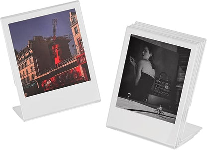 iFreak Polaroid Photo Frame for Polaroid Now i-Type/600/SX-70/OneStep+/Instax Wide 300/200/210 3.5 x 4.25 inch Films,L-Shape Memory Display Frame. (6 Pack, 3.5X4.25)