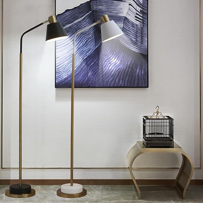 Nordic Modern Floor Lamp Fashion Luxury Family Iiving Room Bedroom Study Villa Hotel LED Creativity Decorative Standing Light (Style 7)
