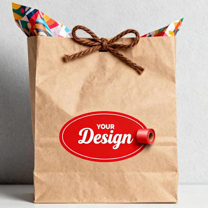 Custom Stickers Personalized Logo Sticker – Customized Business Labels with Any Design Name+ Image – Roll Packed – Fade Resistant,Multi Shapes,Sizes