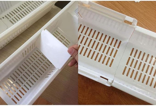 Plastic Bath Tray, Bathtub Holder Non-Slip Telescopic Bathtub Caddy Adjustable Multifunction Storage Tub Shelf Bathtub Stand for Bathroom-White 86x14x10cm(34x5.5x4inch)