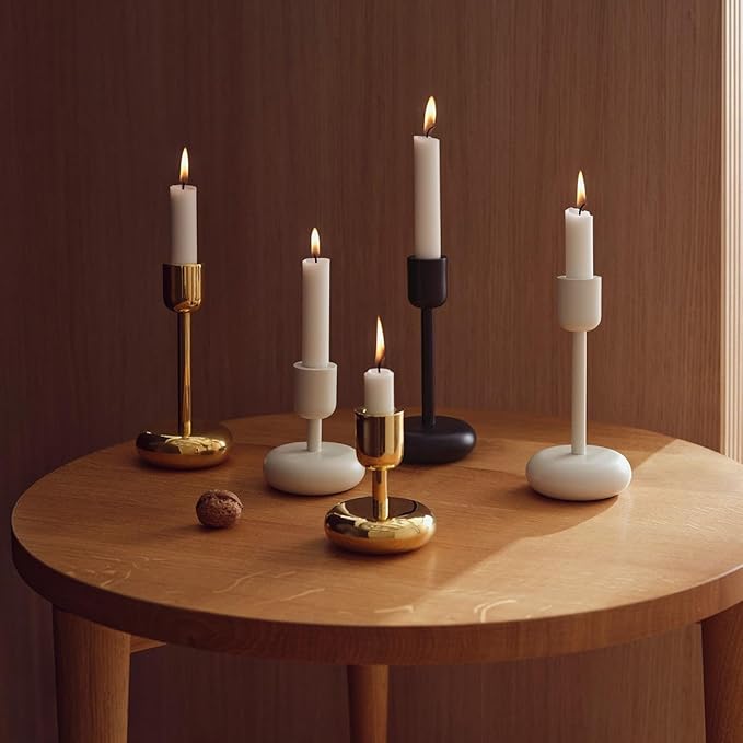 Iittala Nappula Brass Candle Holder 183mm