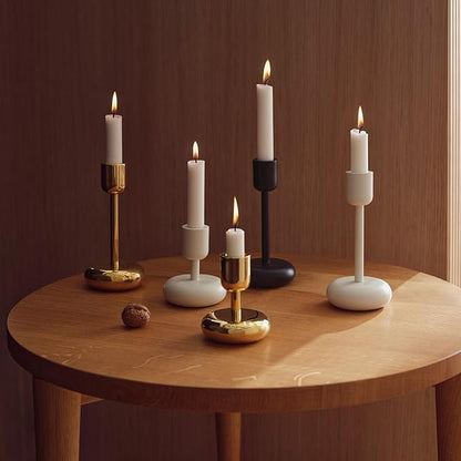 Iittala Nappula Brass Candle Holder 183mm