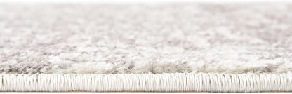 Rugs.com Arlington Collection Rug – 12 Ft Round White Medium-Pile Rug Perfect for Kitchens, Dining Rooms