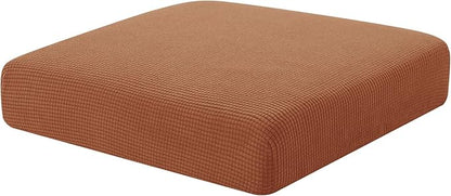 Hokway Couch Cushion Covers Stretch Cushion Covers Sofa Seat Cushion Slipcover Cushion Protector(Brick, Small)