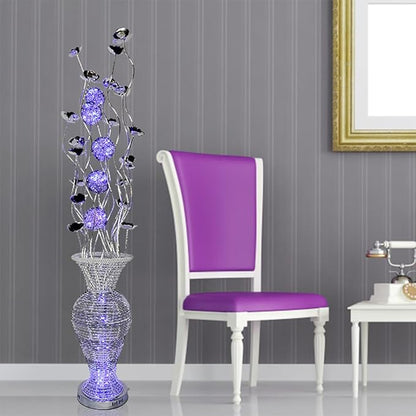Nordic Modern Flower Floor Lamp Fashion Art Living Room Sofa Bedroom Wedding LED Originality Decorative Standing Light (Style 10)