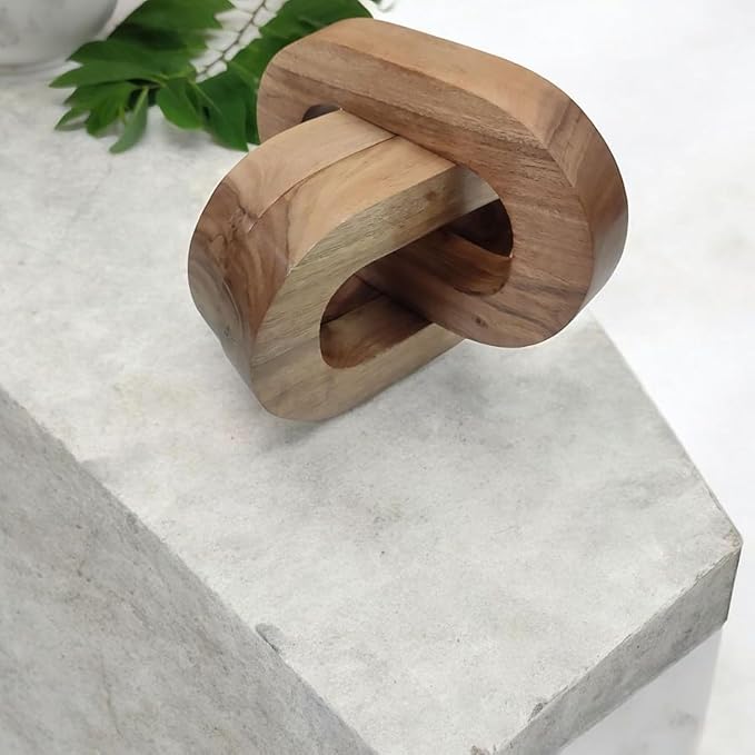 Home Natural Wooden Chain with Unique Design | Handcrafted Rustic Décor for Home & Workspace