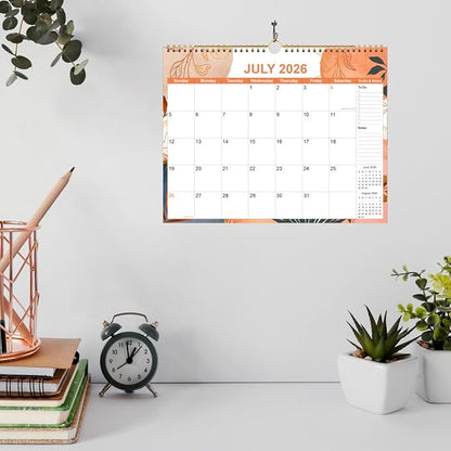 2026 Calendar - Wall Calendar 2026 from January 2026 - December 2026, 12 Months Calendars with Thick Paper, 11" x 14.5", Gold Leaf