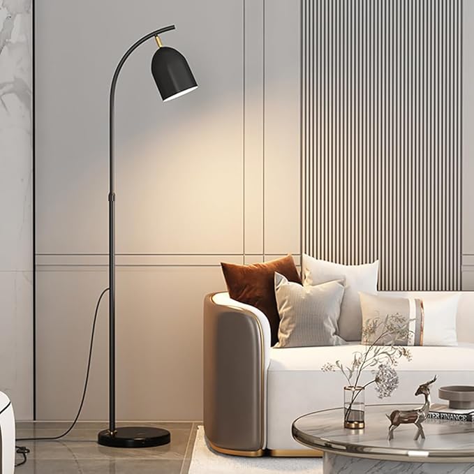 Nordic Modern Floor Lamp Fashion Luxury Family Iiving Room Bedroom Study Villa Hotel LED Creativity Decorative Standing Light (Style 3)
