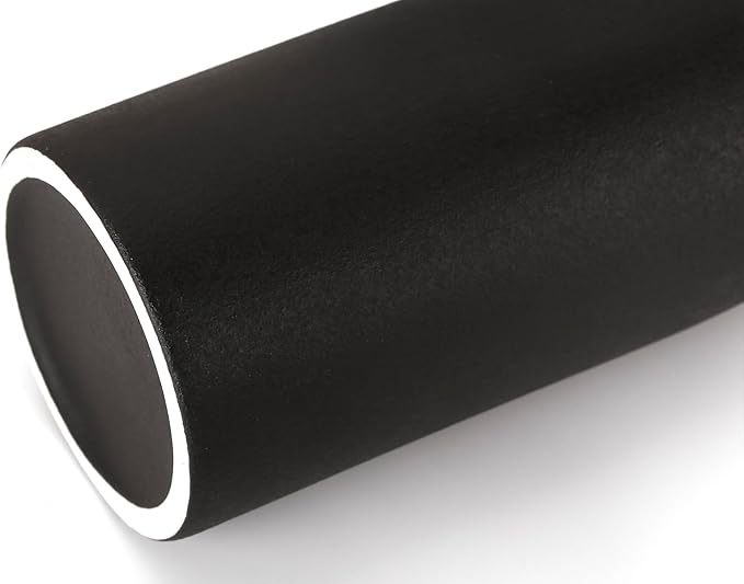 Matte Black Ceramic Vase for Dry Flowers, Modern Minimalist Home Decor 7" Tall, Fits Table,Shelf,Fireplace,Bedroom,Living Room & Kitchen