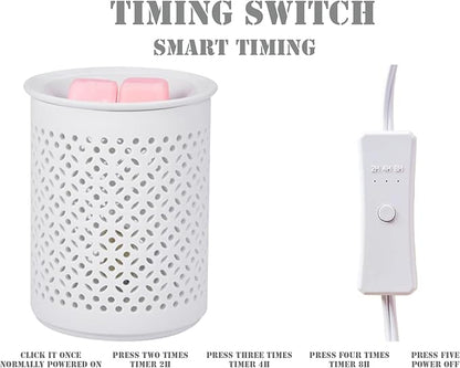 Dicimi Ceramic Electric Wax Melt Warmer Wax Warmer for Scented Wax Wax Burner Melter Oil Burner Wax Warmers for Home Office Bedroom Living Room Present & Decor