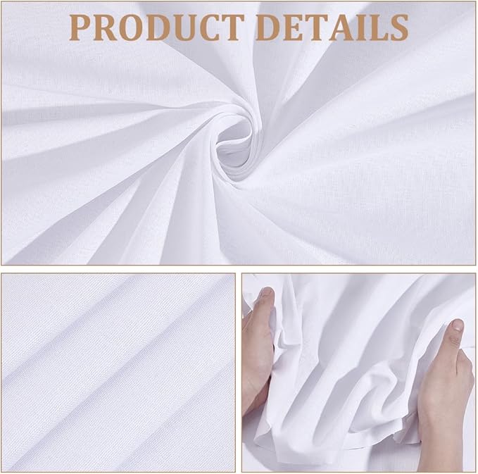 AHANDMAKER White Cotton Tapestry for Tie Dyeing Large Blank Plain Backdrop DIY Hanging Wall Tapestry, for DIY Crafts Bath Towel Travel Towel Bedroom Living Room Decor(118 x 38 Inch)