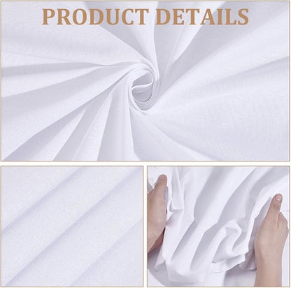 AHANDMAKER White Cotton Tapestry for Tie Dyeing Large Blank Plain Backdrop DIY Hanging Wall Tapestry, for DIY Crafts Bath Towel Travel Towel Bedroom Living Room Decor(118 x 38 Inch)