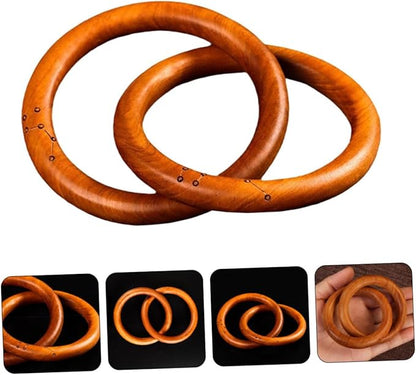 Zelkova Wood Chain Links Decor Rustic Minimalist Home Decoration Natural Wood Knot Table Centerpiece for Living Room and Coffee Table