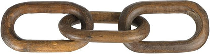 Creative Co-op Reclaimed Wood 3 Links Chain, Natural (DF3485)