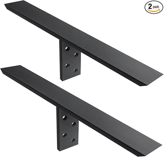 Hidden Countertop Support Bracket 24 Inch 2 Pack Heavy Duty Granite Support Bracket for Kitchen Island Bar Top Countertop