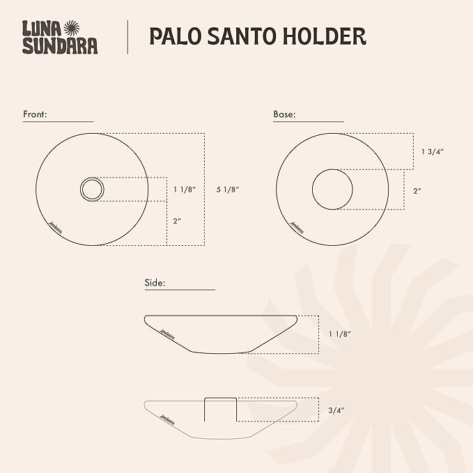 Luna Sundara Authentic Peru Pottery Palo Santo Stick Holder and Incense Holder with 5 Palo Santo Sticks Handmade Ceramic Smudge Bowl Sage Holder Black and White Lizard Gift Set