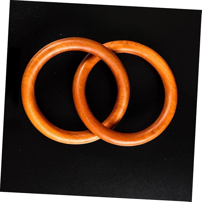 SOLUSTRE Zelkova Wood Chain Link Decor Rustic Wood Knot Ornament for Minimalist Home Art for Bedroom and Living Room Decor