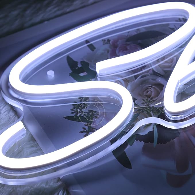 SYLHOME Slay LED Neon Light Sign Cool Boys Girls Preppy Bedroom Game Play Room Wall Decor Sign Club Pub Bar Man Cave Game Birthday Party Decoration USB 11.8" X 8" Cold white