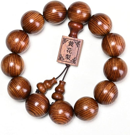 Natural Wooden Adult Bracelet Spring Chain Bracelet， 1pc/pack