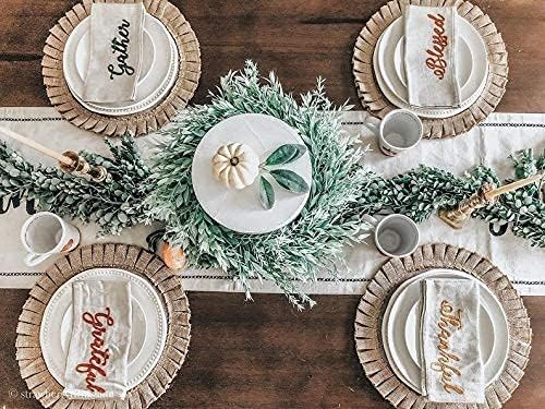 Handmade Round Table Placemats - Vintage Mats for Parties, Dining Table, Coasters - Decorative Placemats - 100% Jute Natural Fibers - Pack of 4-14’’ Diameter - Natural Jute – The Home Talk Store
