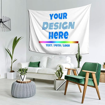 Personalized Backdrop with Photos TextCustom Tapestry Wedding Funny Backdrop Decoration Wall 90x60 Tapestry