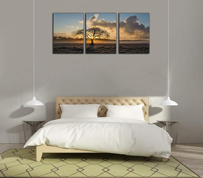 Yetaryy Inspirational Wall Art Tree of Life landscape Motivational Canvas Painting Modern Inspiring Entrepreneur Quotes Posters and Prints Artwork Inspiration Motivation Office Home Decorations