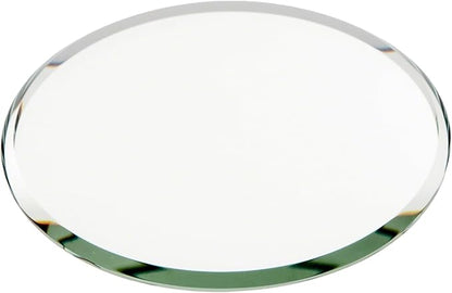 Plymor 3" Round, 3mm Thick Beveled Glass Mirror Circle